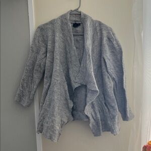 Ann Taylor Soft Gray Cardigan